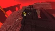 A blaze, one of the things projectile protection helps to defend against (Image via Minecraft)